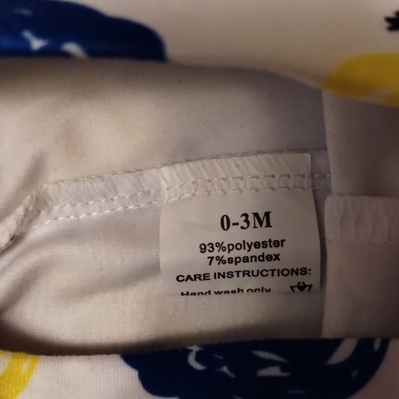 Farm animal baby girl pants/shorts set - Picture 3 of 5